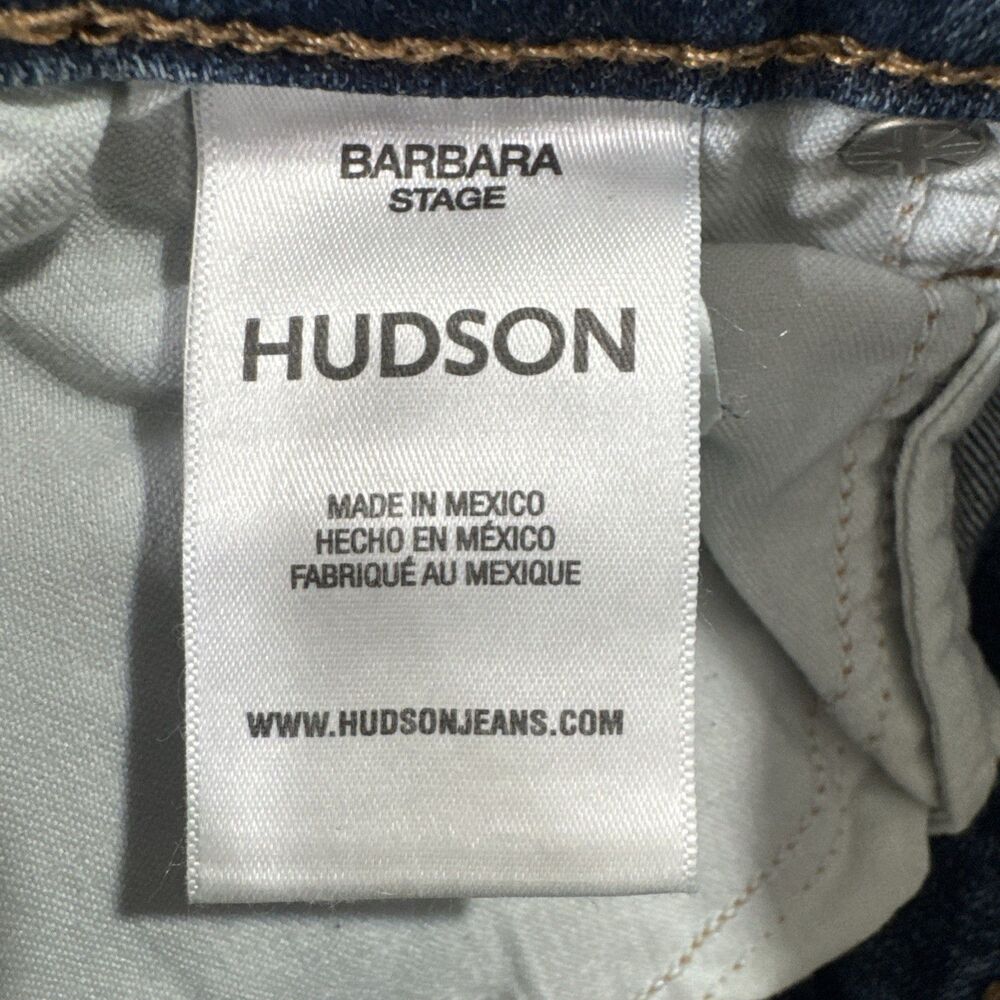 Hudson Barbara High Rise Baby Boot Jeans 24 (24x32) Blue Stretch Womens New NWT - Picture 7 of 11